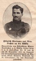 Maringer Heinrich, Infantrist, Neukirchen an der Vöckla